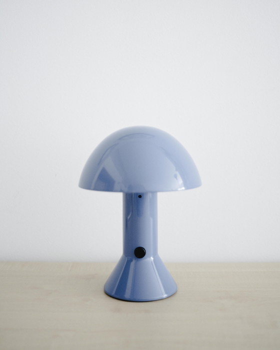 Martinelli Luce "Elmetto" tafellamp - blauw - nieuw met doos – Tafellampen, Plastic (photo 2 of 5)