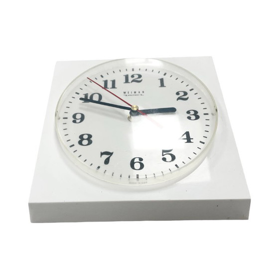 Image 1 of Weimar elektronische wandklok, Duitsland, jaren 70, retro vintage