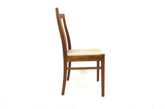 Set of 6 Scandinavian walnut chairs, Sweden, 1960 – Dining chairs, Wood (photo 5 of 10)