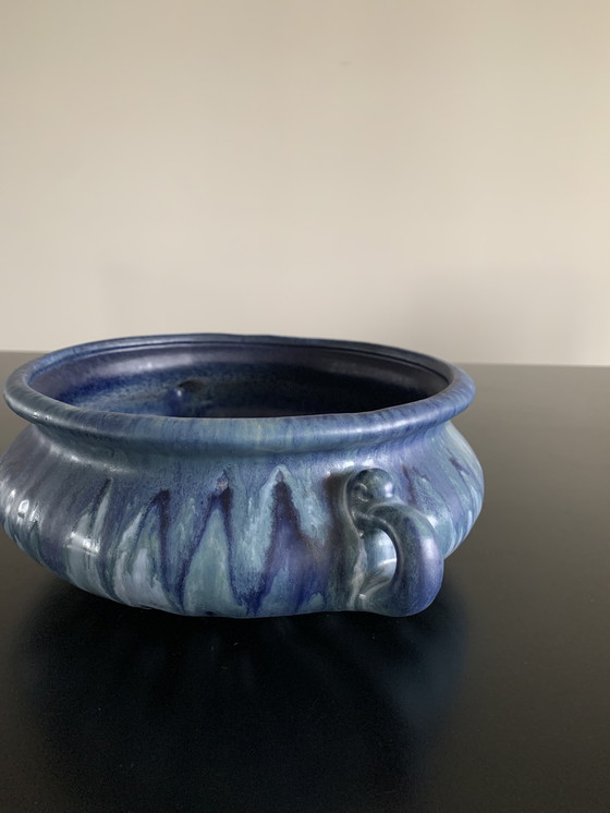 Image 1 of Ruscha ceramic bowl with “fat lava” technique