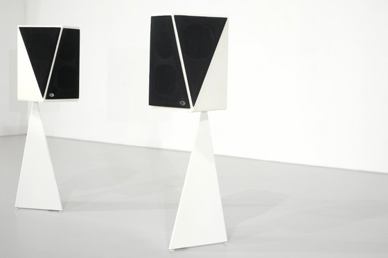 Image 1 of Paar luidsprekers van het model Elipson "1401", Frankrijk, jaren 80.