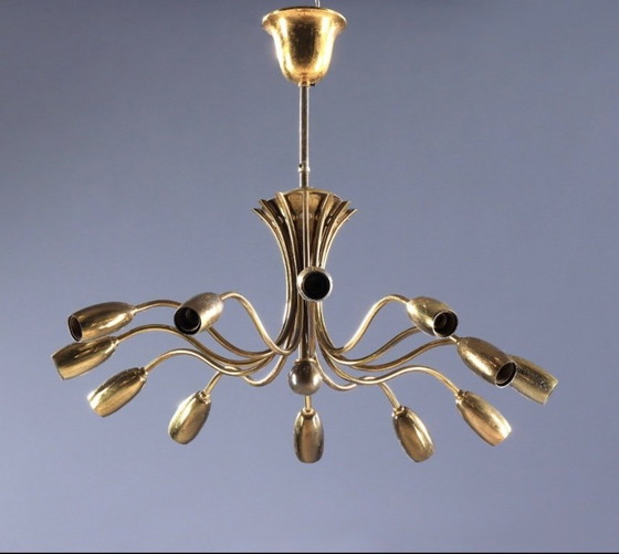 Image 1 of Sputnik in ottone Palwa con etichetta Palwa.