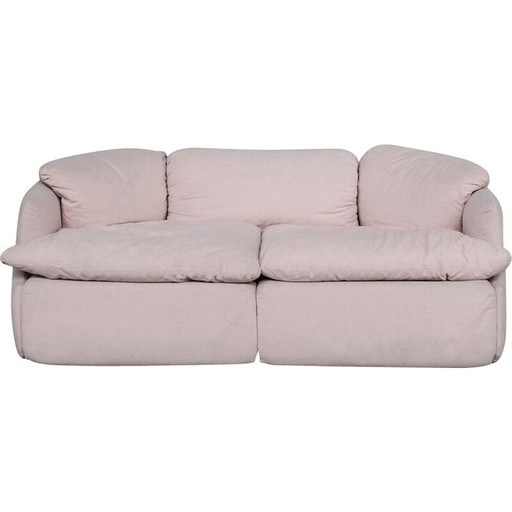 Zweisitzer-Sofa "Confidential", Mid Century, von Alberto Rosselli für Saporiti, Italien 1972