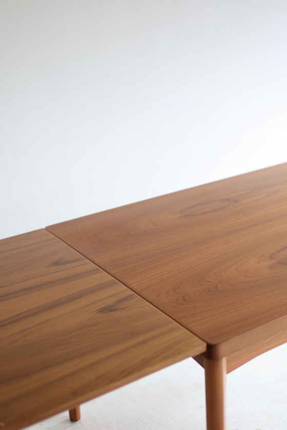Image 1 of Extendable dining table by Henny Kjaernulf, Danish design, 1960s