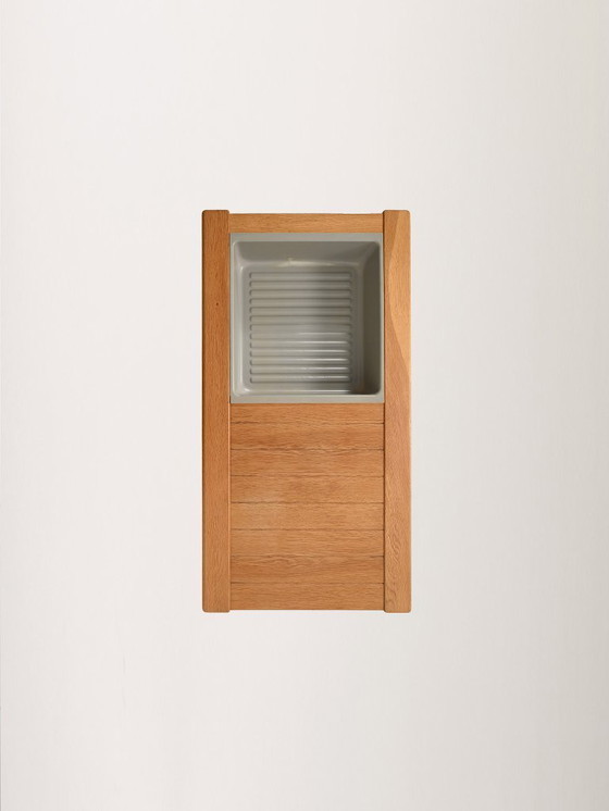 Image 1 of Panca fioriera in rovere "Florida"