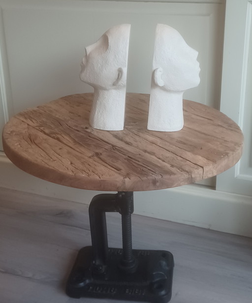 Industriële Spoorwegen bijzettafel sidetable Bibi cast-iron