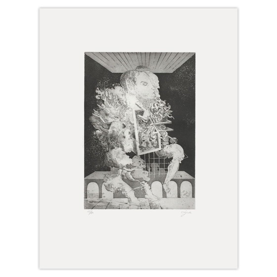 Image 1 of Popovic LJUBA Androïde I Signierte Radierung 1975