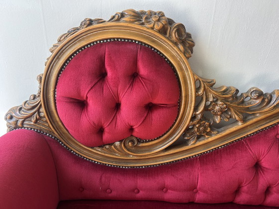 Image 1 of bellissima chaise longue rossa