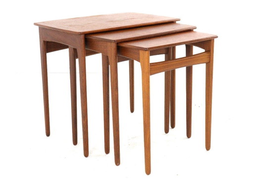 Svend Åge Madsen Nesting Tables Vintage Deens Teak – Svend Age Madsen, Bijzettafels, Wood (photo 8 of 22)