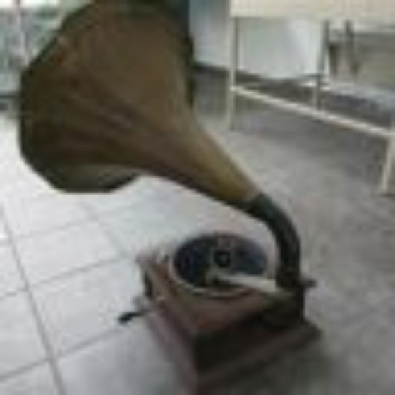 Image 1 of Grammophon - Nostalgie - Funktionsfähig  - veredeltes Holzgehäuse