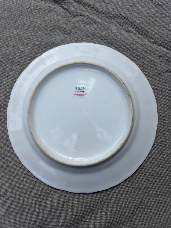 Image 1 of BERNARDAUD B&CO LIMOGES FAMILLE ROSE ROSA BLUME