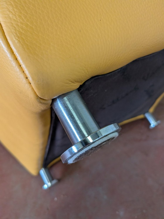 De Toekomst Sitting Vision Fauteuil Panda Jaune, Chrome, Cuir, Design (photo 8 sur 10)