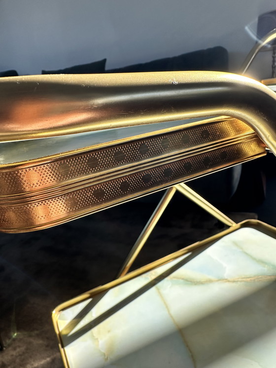 Image 1 of Vintage folding bar cart / serving trolley – 1970s