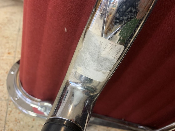 Image 1 of 4x sedie di design marca: vitra wine red