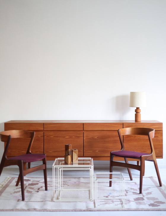 Image 1 of Ensemble de 2 chaises Fire, Kai Kristiansen, années 1950