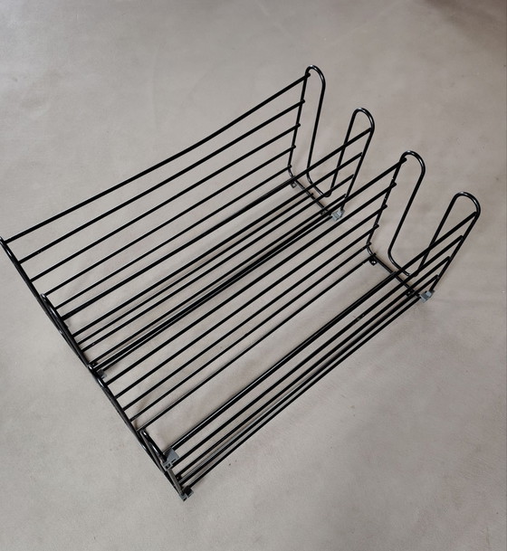 2x Ikea Fran shoe rack, Shelving unit, Metal, Black (photo 2 of 5)