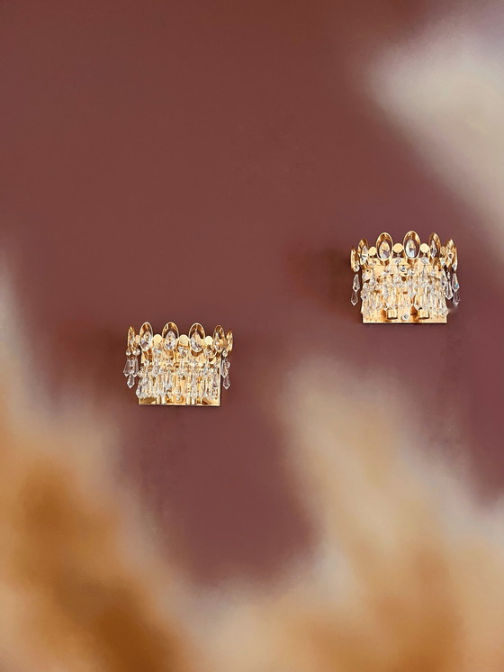 Image 1 of Bellissimo set di lampade da parete Palwa & Walter degli anni '70