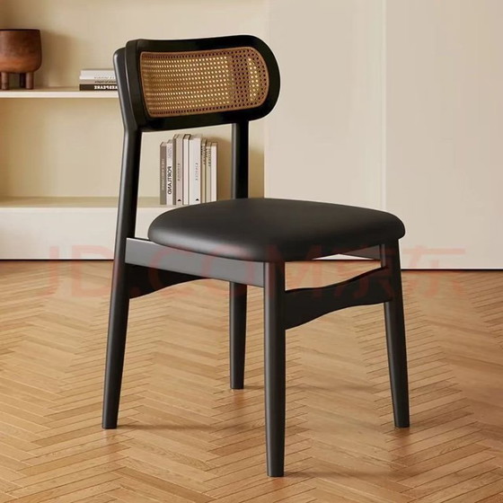 Image 1 of Solid Wood Chair Asian style– Multiple Color Options Available