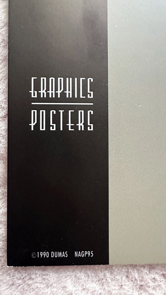 Image 1 of Patrick Nagel Poster des années 80 Lithographie Arms Crossed