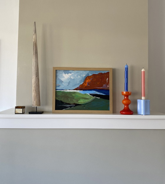 Image 1 of Landscape painting 40x30 cm including frame