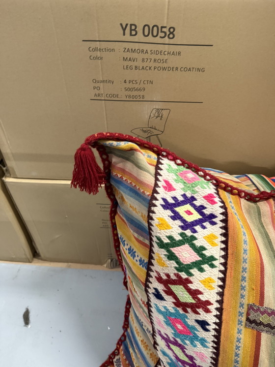 Image 1 of #Bohèmien Style#, Bont Vloerkussen, 85x85