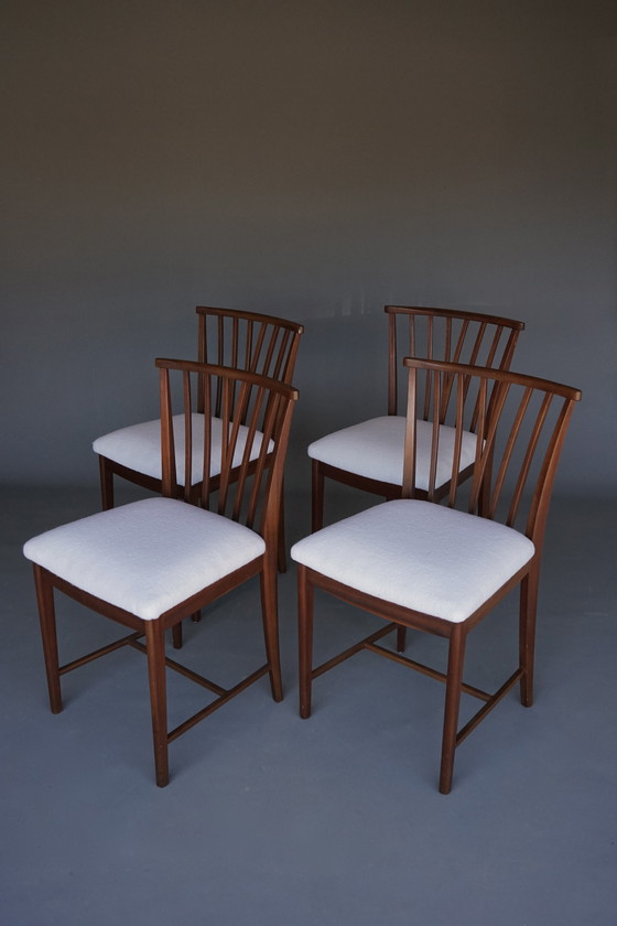 Image 1 of Dining Chairs by Elmar Berkovich for Zijlstra, 1950s. Set of 4