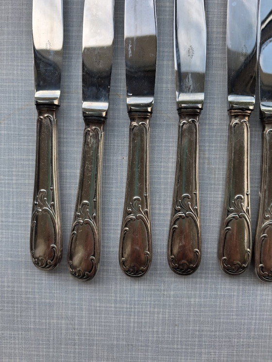 12 Coltelli da dessert argentati – Set di posate, Metal (photo 8 of 9)