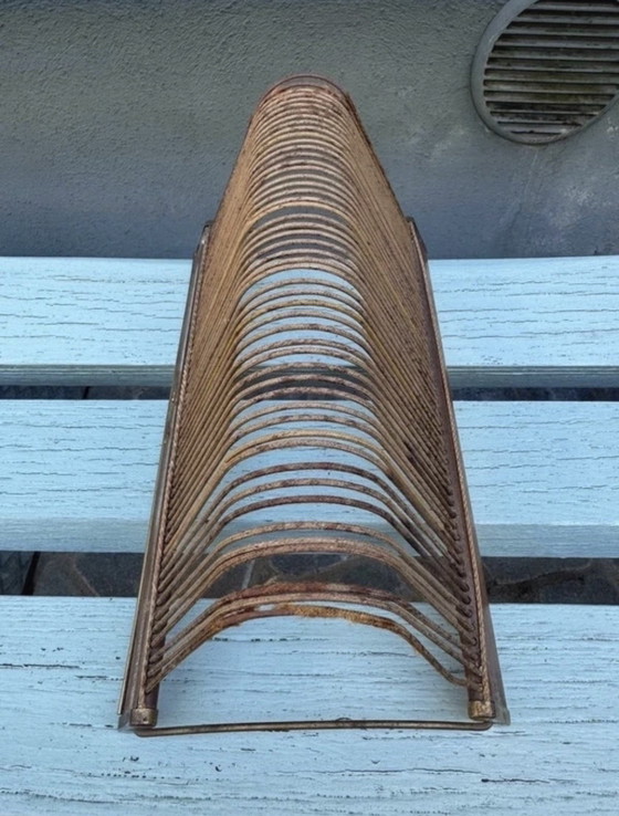 Portadischi Polydor Vintage Per 45 Giri, Anni ’60-’70 – Portariviste, Metal, Wood (photo 7 of 7)