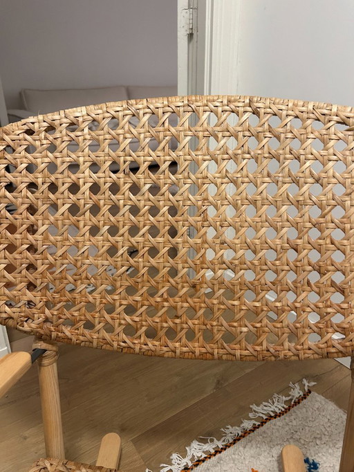 Sedia a dondolo IKEA Grönadal in buone condizioni