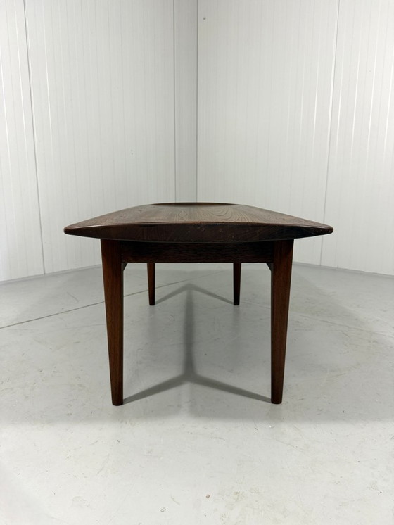Image 1 of France & Daverkosen FD503 table basse en teck par Edvard Kindt Larsen & Tove Kindt Larsen