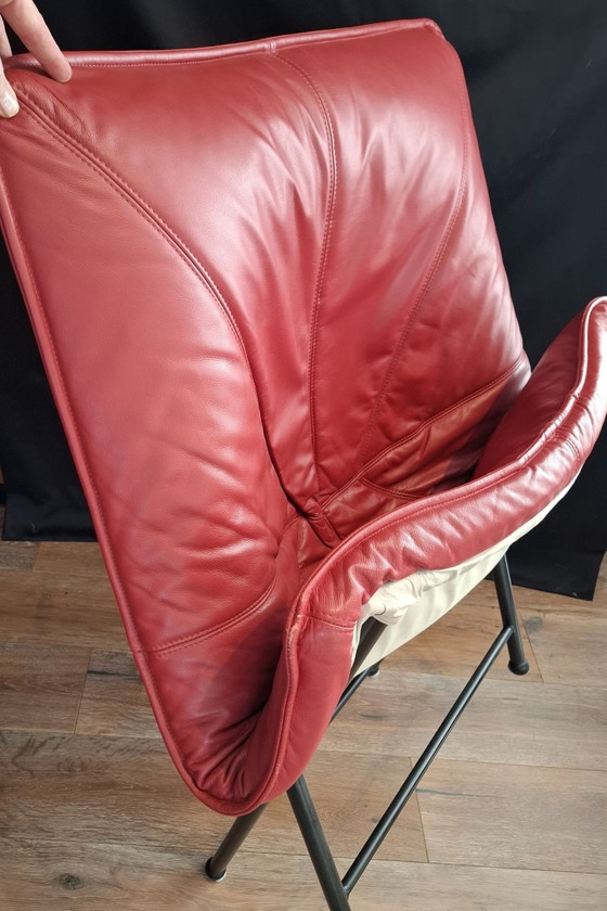Poltrona Vintage Molinari Teun van Zanten – Poltrone, Metallo, Pelle (photo 8 of 13)