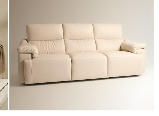2 Natuzzi Jefferson leren banken (samen of apart) met 3 en 4 zitplaatsen – 3-5 zitsbanken, Leather (photo 5 of 5)