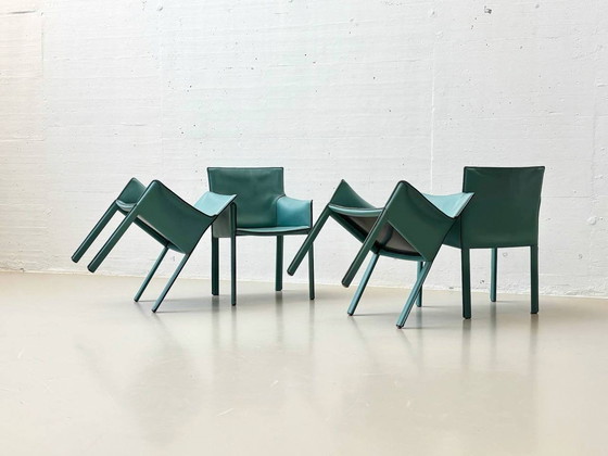 Image 1 of Set of 4 chairs model (Pasqualina) by Grassi & Bianchi for Enrico Pellizzoni