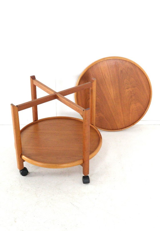 Carrello Danese Mid-Century con Vassoio Rimovibile – Carrelli bar, Wood (photo 2 of 13)