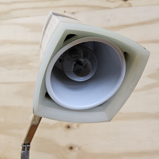 Image 1 of Vintage Japanse tafellamp / bureaulamp Taki light Iris 1960s ( Tada Kiko ) telescoop lamp ( verstelbaar)