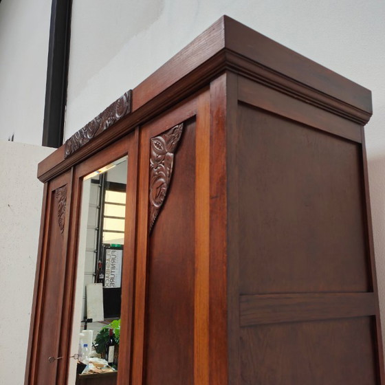 Image 1 of Vintage kledingkast garderobekast kleerkast demontabel.