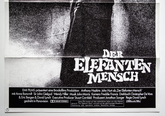 Image 1 of Originele Duitse filmposter The Elephant Man van David Lynch / 1980 / 59,4 x 84,1 cm