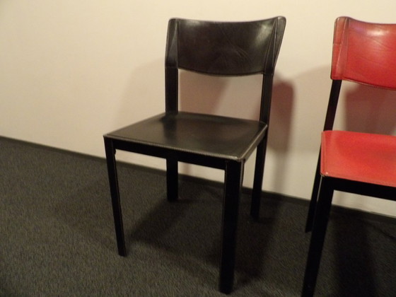 Image 1 of 3 Designer-Esszimmerstühle Enrico Pellozzoni Modell Alex