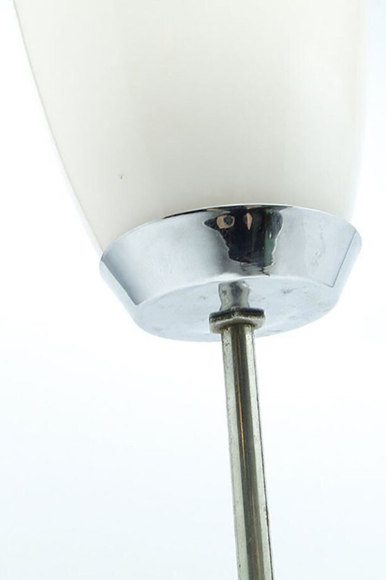 Pop Art Bedside Lamp From Polam, Poland, 1960s – Table lamps, Glass, Metal (photo 15 of 16)
