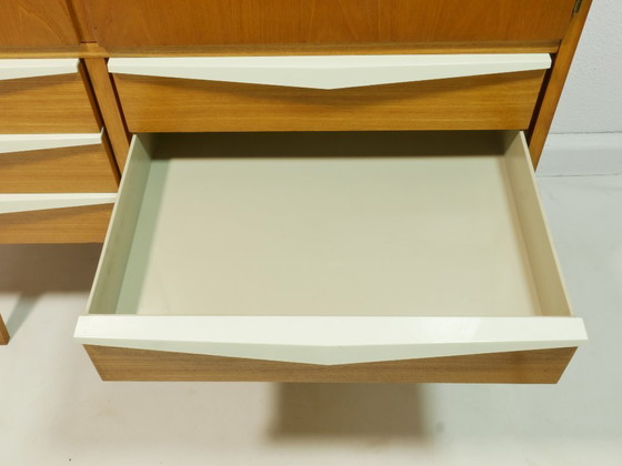 Image 1 of Vintage multi-purpose cupboard / bookcase / linen cupboard - Hellerau, Series 427/N, 1960s, Germany