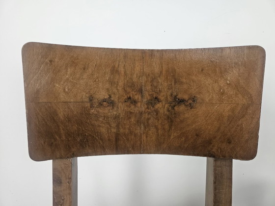 Image 1 of Art-Deco-Stuhlset mit Hocker