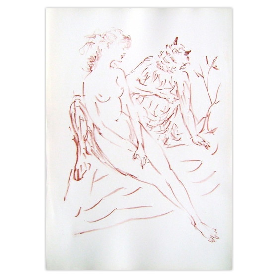 Image 1 of Marcel VERTES Verlaine - Litografia Parallèlement 22 1954
