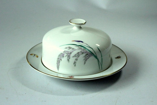 High-quality butter dish Heinrich porcelain design "Anmut"