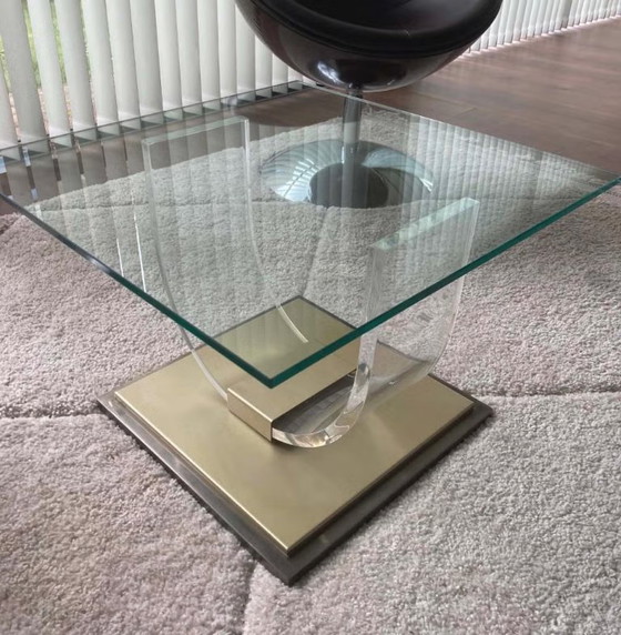 2 Belgochrom Beistelltische – Glass, Plexiglass (photo 5 of 5)
