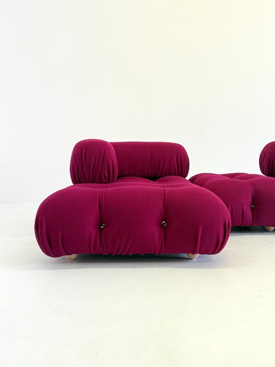 Image 1 of Camaleonda Modular Sofa in Bordeaux/Fuchsia Par Mario Bellini pour B&B Italia