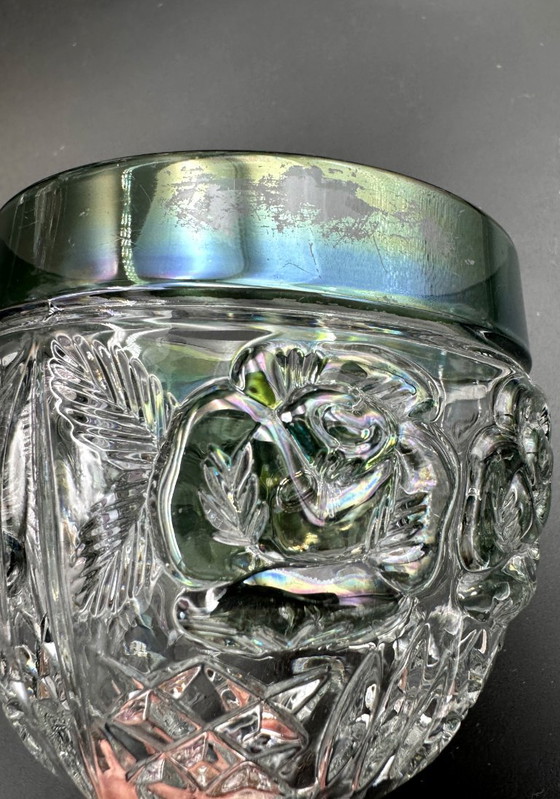 Image 1 of Copas de vino de cristal de plomo, Alemania, década de 1960, Anna Hütte