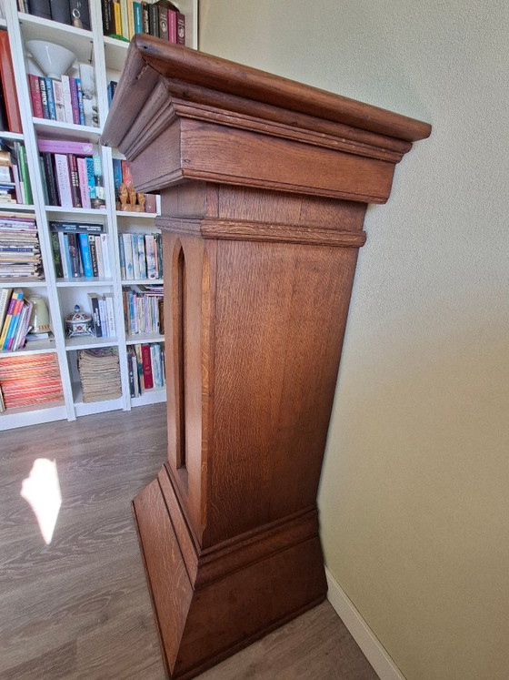Pedestal de roble de iglesia – Mesa para plantas, Madera (photo 2 of 7)