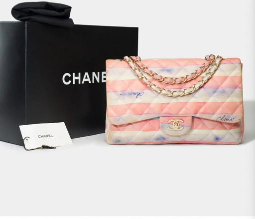 Sac CHANEL Timeless/Classique en Cuir Multicolore - 101723