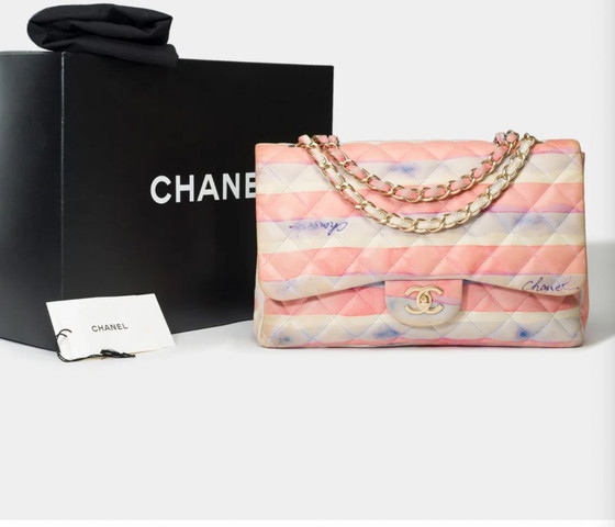 Image 1 of Sac CHANEL Timeless/Classique en Cuir Multicolore - 101723