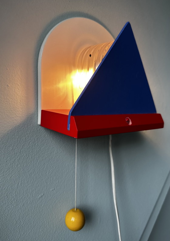 Image 1 of Lampada da parete vintage postmoderna Stoja Ikea in stile Memphis, anni '80